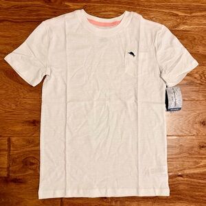 🆕 Tommy Bahama White Kids' T-Shirt with Pocket